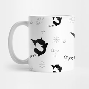 Pisces, 3, Zodiac, Astrology, Horoscope, Stars, Sun-and-moon, Birthday, Valentines-day, Holidays, xmas, valentines, valentines-gift, valentinesday, Mug